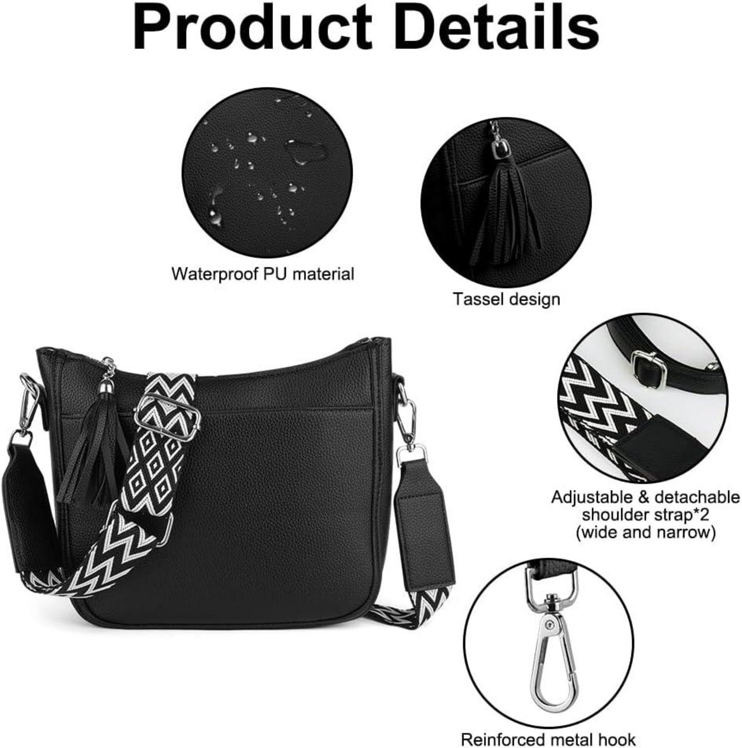 Umhängetasche Damen Kleine Handtasche Crossbody Bag Verstellbarer