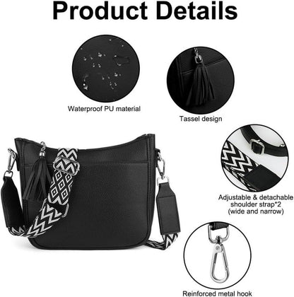 Umhängetasche Damen Kleine Handtasche Crossbody Bag Verstellbarer
