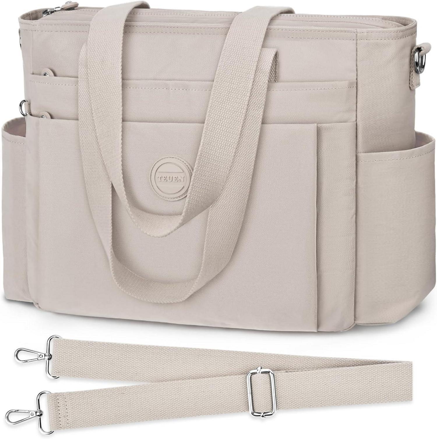TEUEN Leichte Handtasche Damen Crossbody Bag Nylon Schultertasche