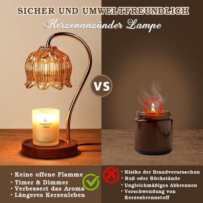 Valentinstag Kerzenwärmer Lampe Geschenk Frauen Duft Vintage