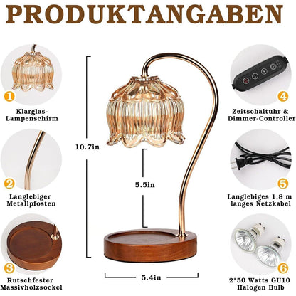 Valentinstag Kerzenwärmer Lampe Geschenk Frauen Duft Vintage