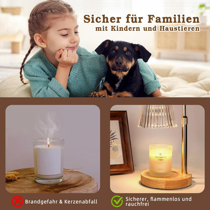 Valentinstag Kerzenwärmer Lampe Geschenk Frauen Duft Vintage
