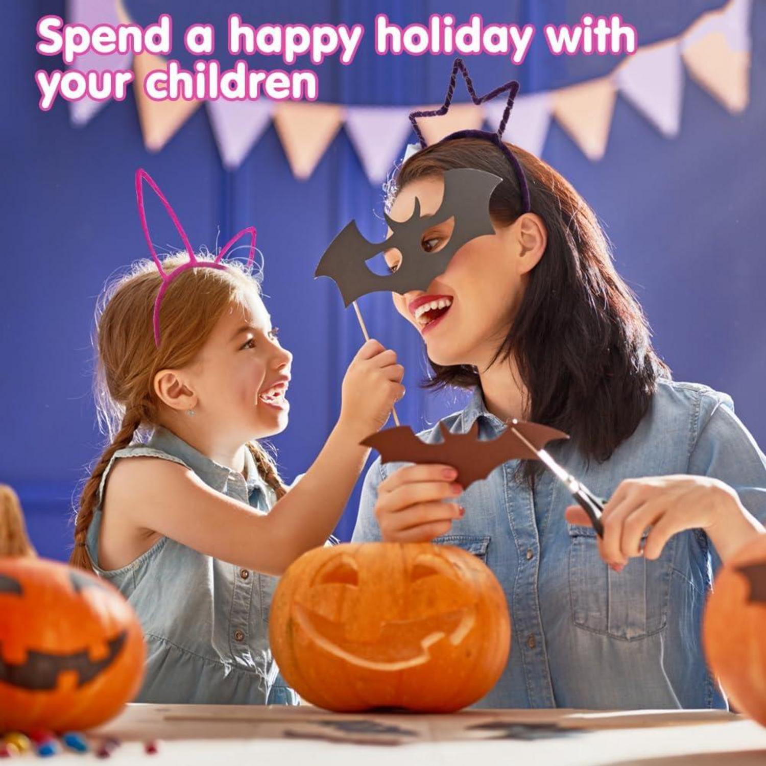 LED Stirnband Katze Haarreif 14 Stück Kinder Leuchtend Blinkend Party