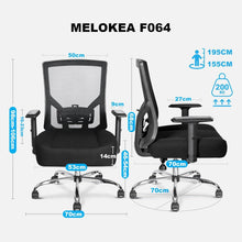 XXL Bürostuhl 200KG Ergonomisch mit Federsitzkissen und