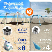 Rhino Valley Strandmuschel UPF50+ Sonnenschutz mit