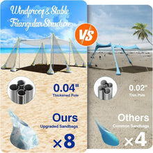 Strandmuschel UPF50+ Strandzelt Sonnenschutz mit