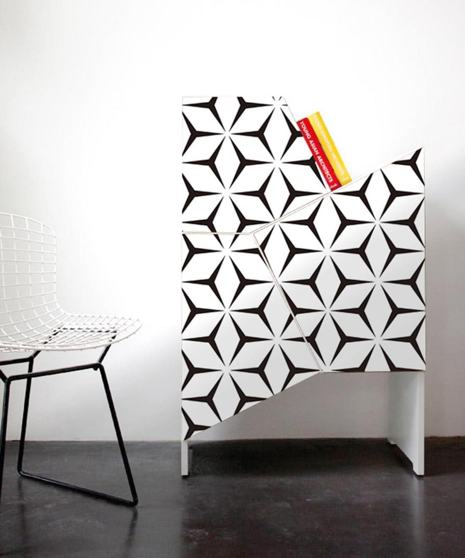Selbstklebende Vinyl Tapete Streifen wasserdicht 44 x 600 cm