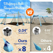 Rhino Valley Strandmuschel UPF50+ Strandzelt Sonnenschutz 8