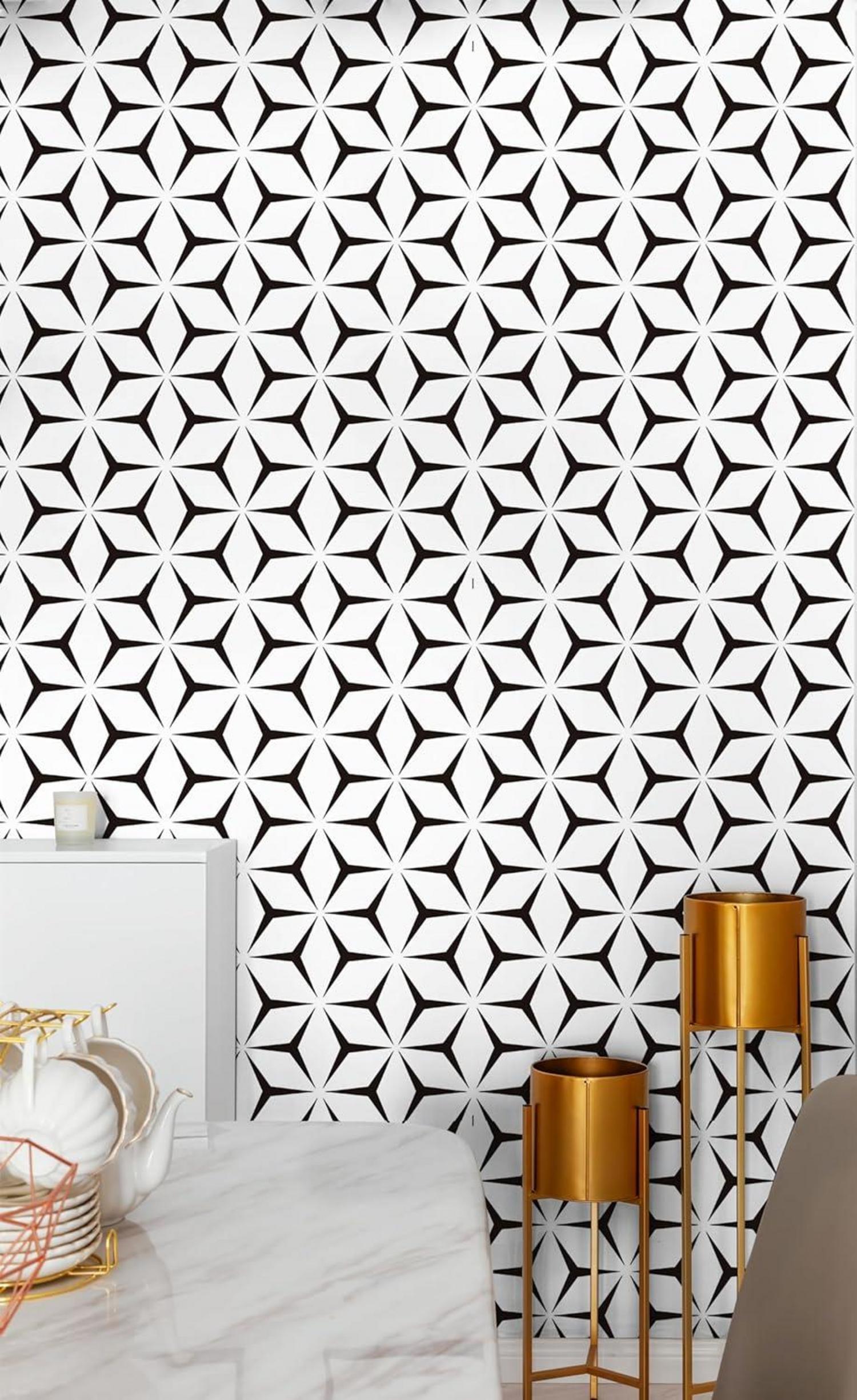 Selbstklebende Tapete Vinyl Moderne Geometrie wasserfest 0.4m x 3m