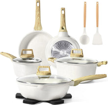 Granit Topfset 14tlg. Antihaftbeschichtet Cookware Set