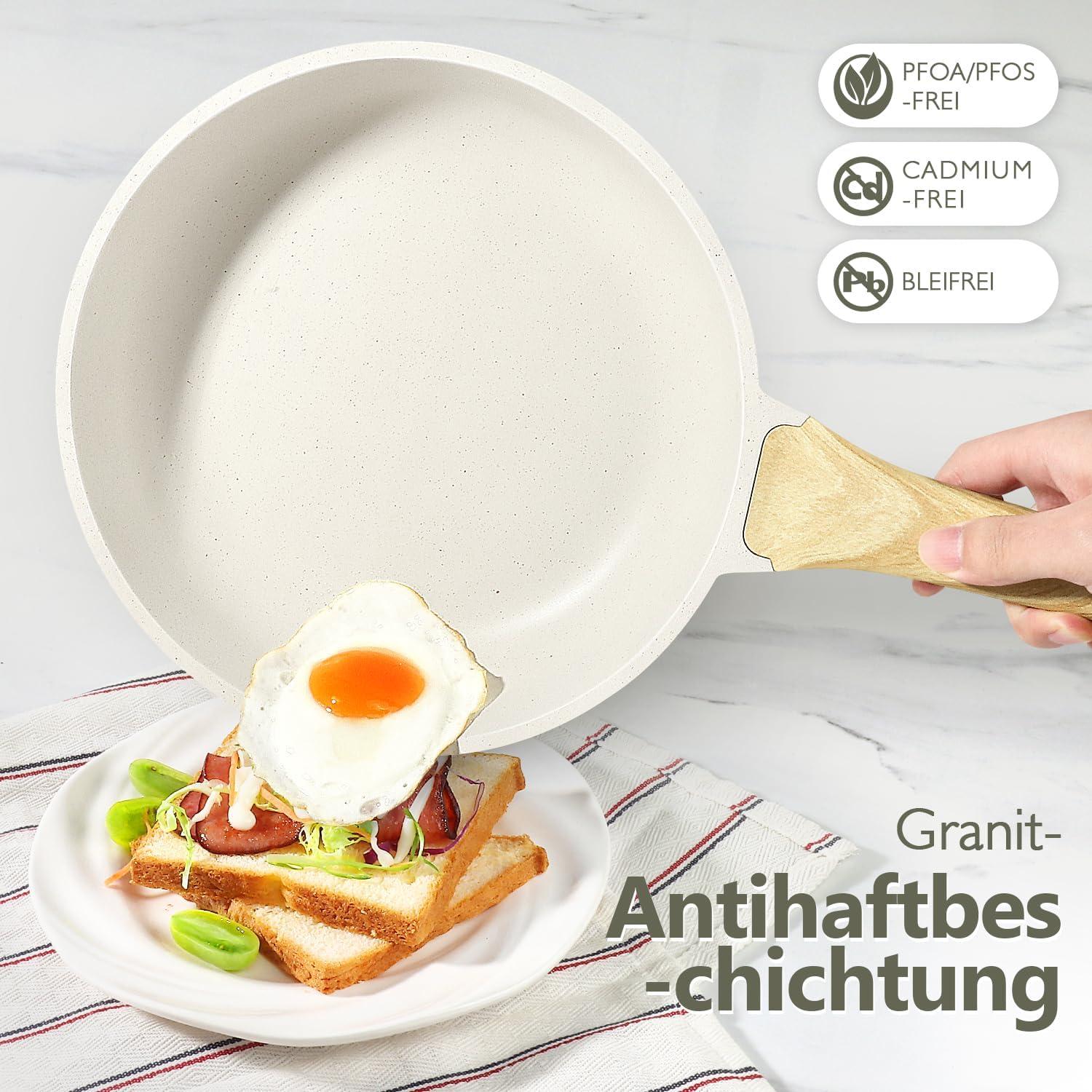Granit Topfset 14tlg. Antihaftbeschichtet Cookware Set