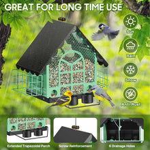 Vogelfutterhaus Metall Kapazität 3,8 Pfund, Wetterfest