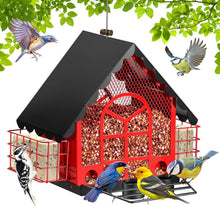 Vogelfutterhaus Metall Große Kapazität Futterhäuschen für Vögel