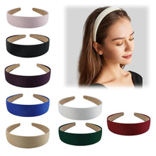 8er Set Damen Haarreifen Breit DIY Haarschmuck 8 Farben