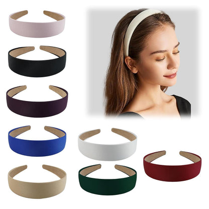 8er Set Damen Haarreifen Breit DIY Haarschmuck 8 Farben