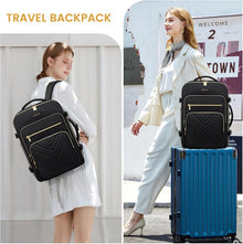 Wasserdichter Reiserucksack Handgepäck 30L Damen Schwarz