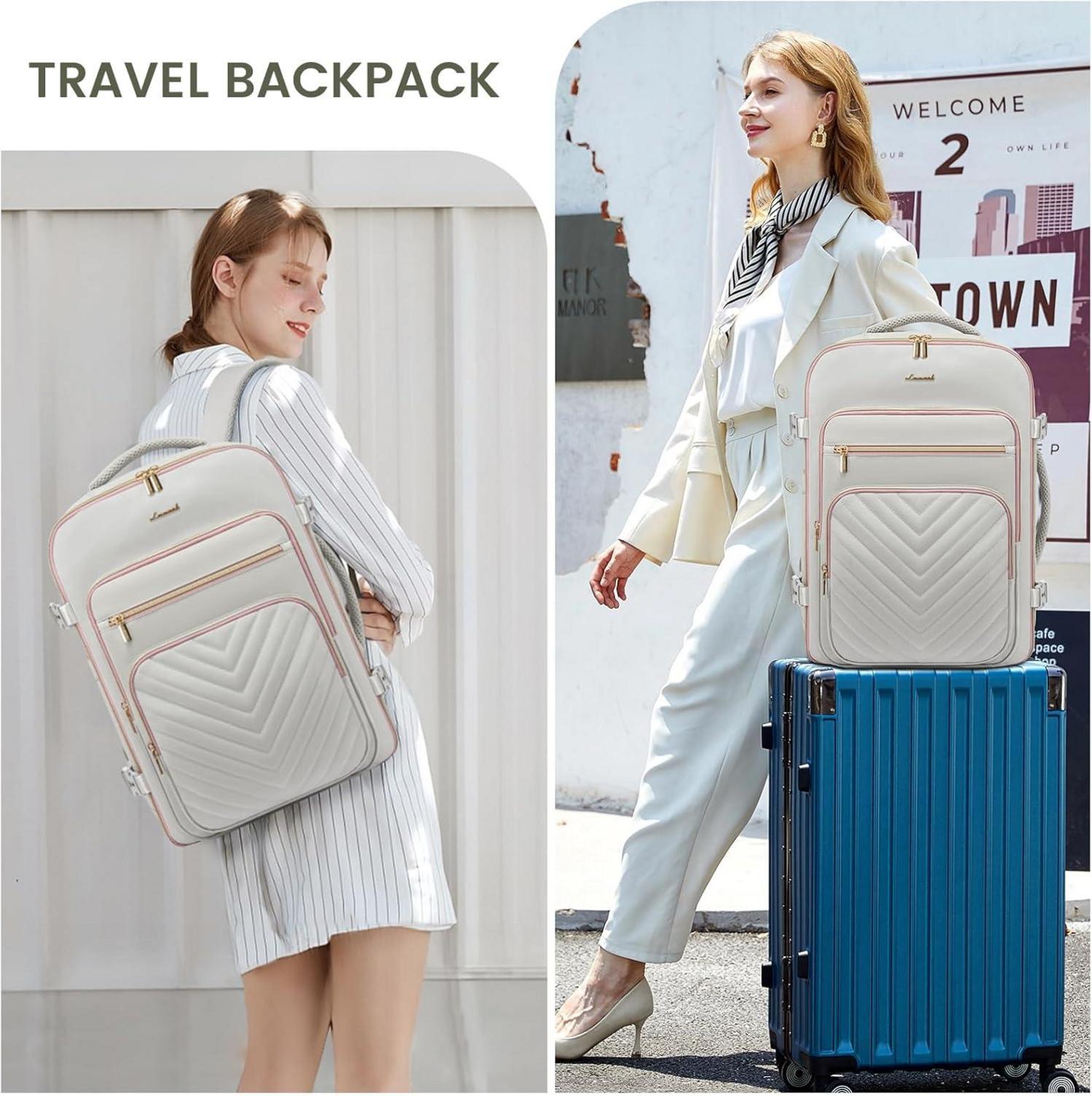 Wasserdichter Reiserucksack Handgepäck Flugzeug 40L Damen