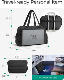 Reisetasche Damen 31L Wasserabweisend Laptop Handgepäck