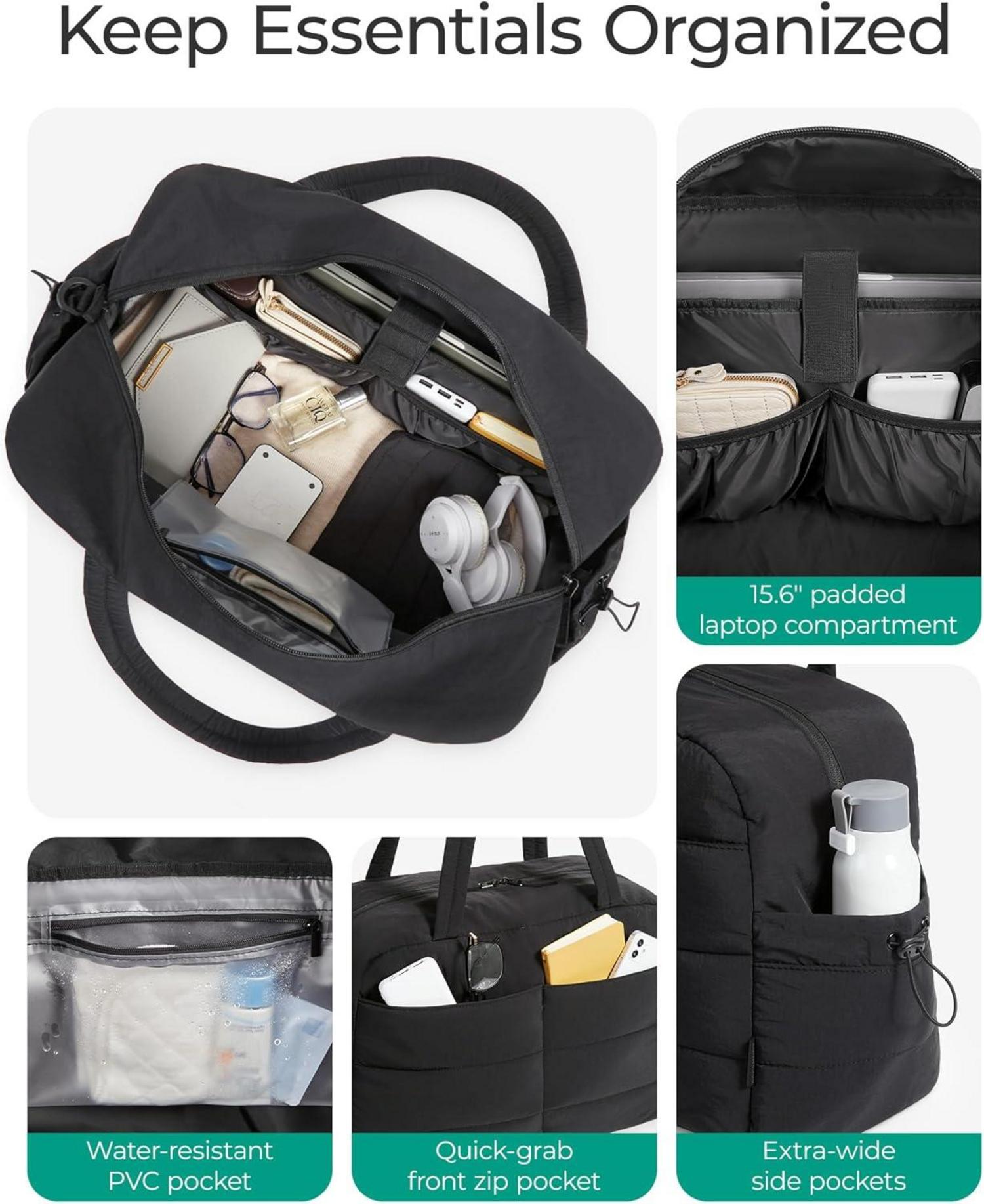 Reisetasche Sporttasche 31L Wasserabweisend Handgepäck Weekender Bag