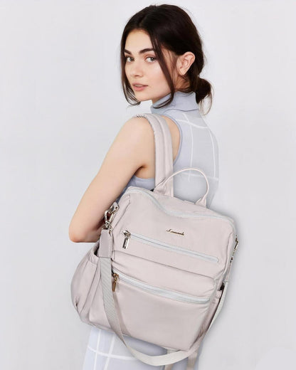 Damenrucksack LOVEVOOK Klein Cityrucksack Handtasche 2in1