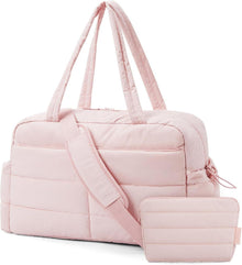 Wasserabweisende Bagsmart Reisetasche Sporttasche 31L Rosa