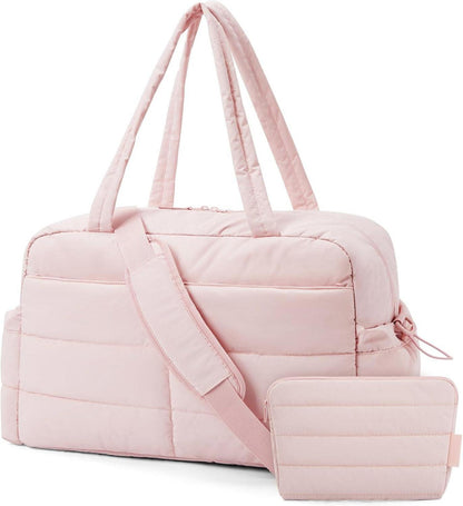 Wasserabweisende Bagsmart Reisetasche Sporttasche 31L Rosa
