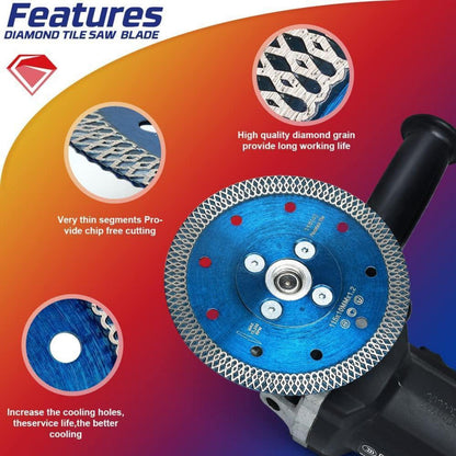 Diamant Trennscheibe 115mm M14 Turbo für Granit Marmor Beton