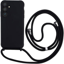 Handyhülle mit Band für Samsung Galaxy A16 5G Schwarz