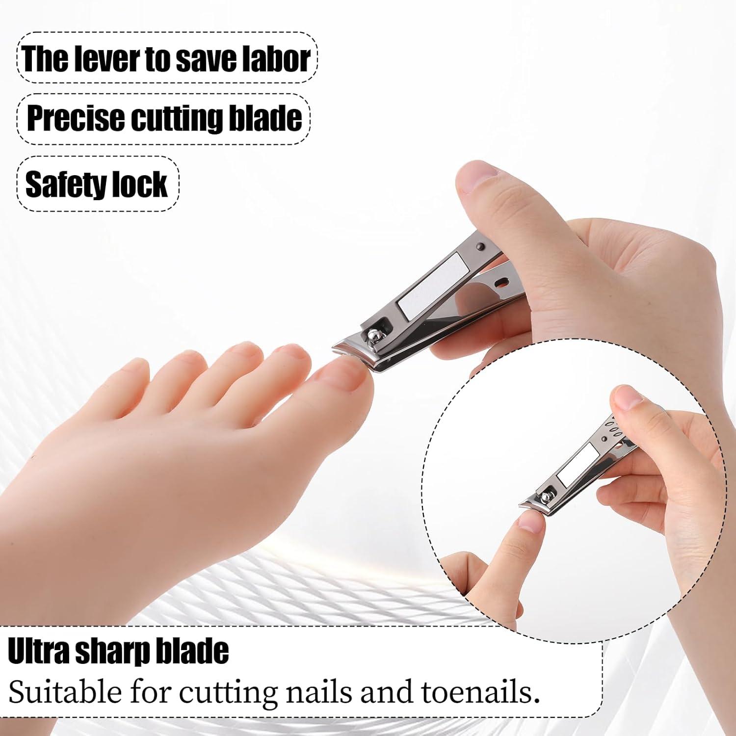 Nagelknipser mit Abgeschrägter Kante und Gebogenem Design