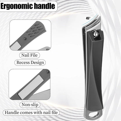 Nagelknipser mit abgeschrägter Kante und gebogenem Design