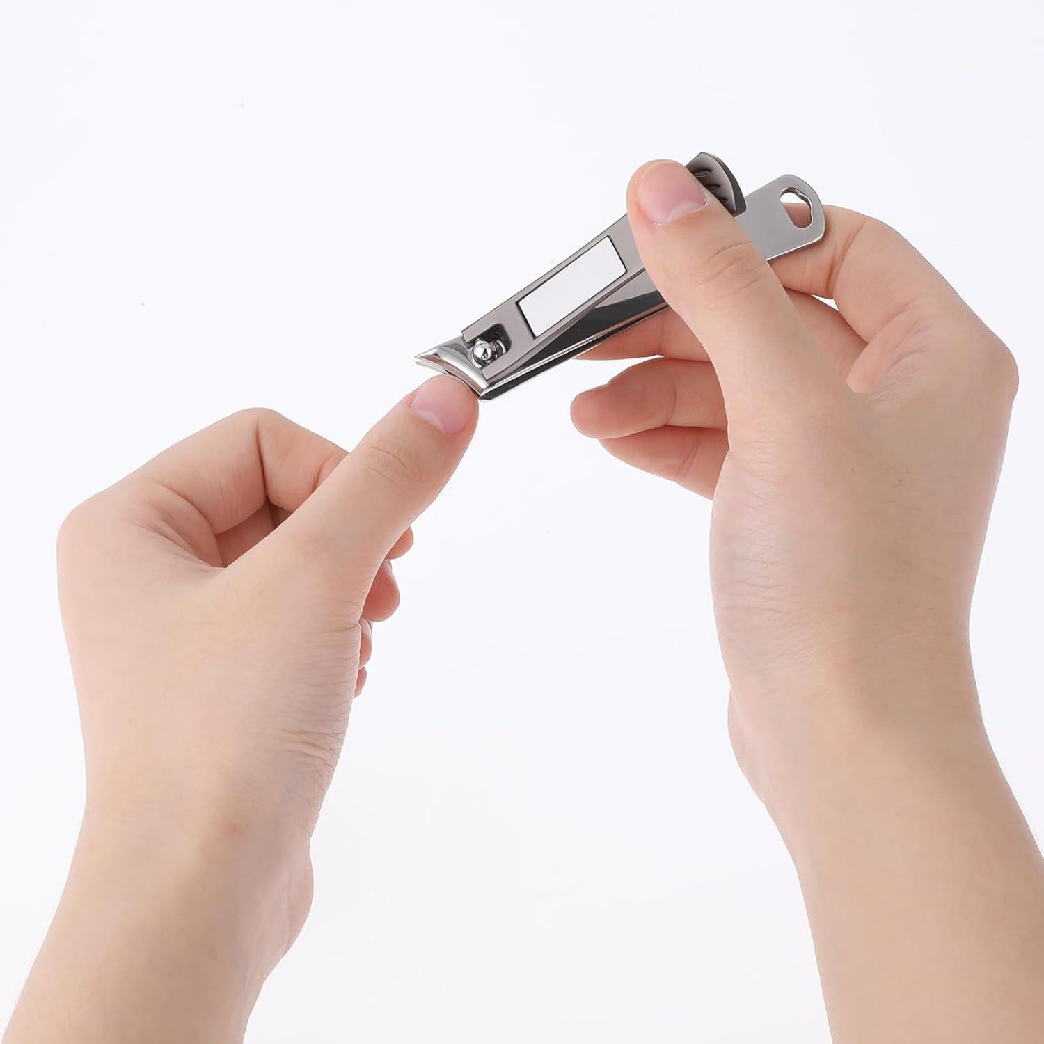 Nagelknipser Edelstahl Ergonomisch Rutschfest Polierbare Nägel Trimmen