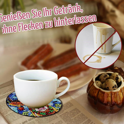 Diamond Painting Untersetzer Set 6er DIY Weihnachten