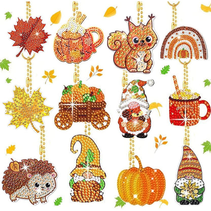5D Diamant Painting Herbst Bausatz für Erwachsene & Kinder