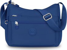 Umhängetasche Damen Mittelgroß Wasserdicht Nylon Crossbody Bag Vielen
