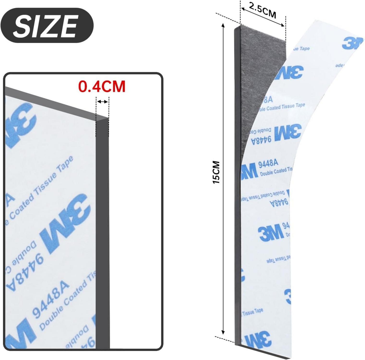 Selbstklebende Magnetstreifen Stark 4mm, 8 Stück, 3M