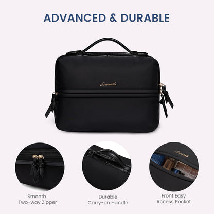 Kulturtasche Damen Aufhängbar Groß Wasserdicht Beauty Case