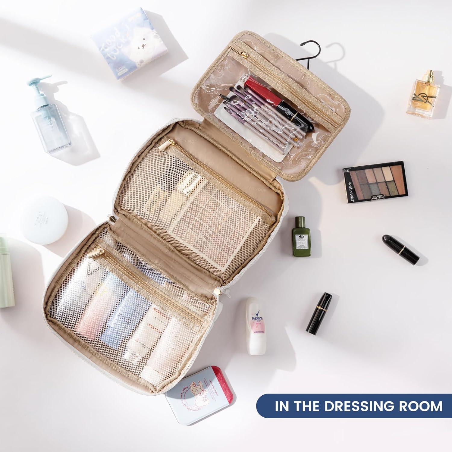 Kulturbeutel Damen Aufhängbar Groß Wasserdicht Make Up Tasche Beauty