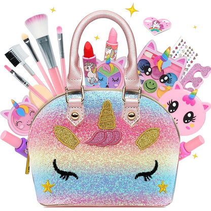 Kinderschminkkoffer für Mädchen, Make-up Set 4-12 Jahre
