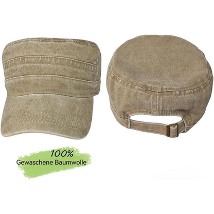 Military Cap Herren – Verstellbare Army Cap Vintage Style