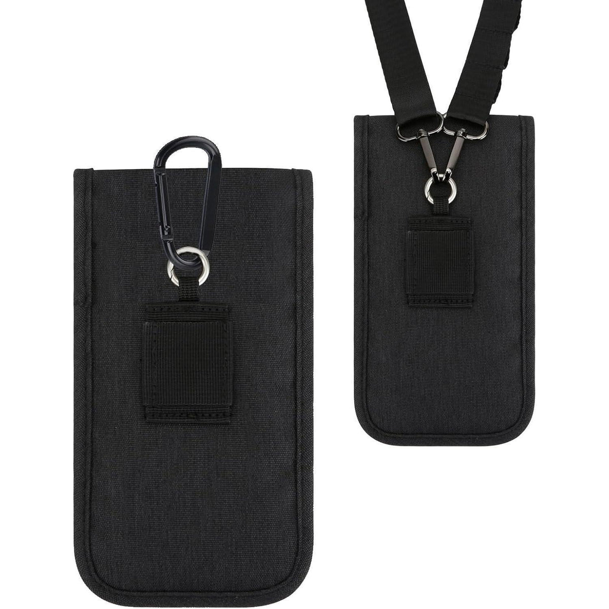 Handytasche Universal 6,9 Zoll Nylon mit Schultergurt Schwarz