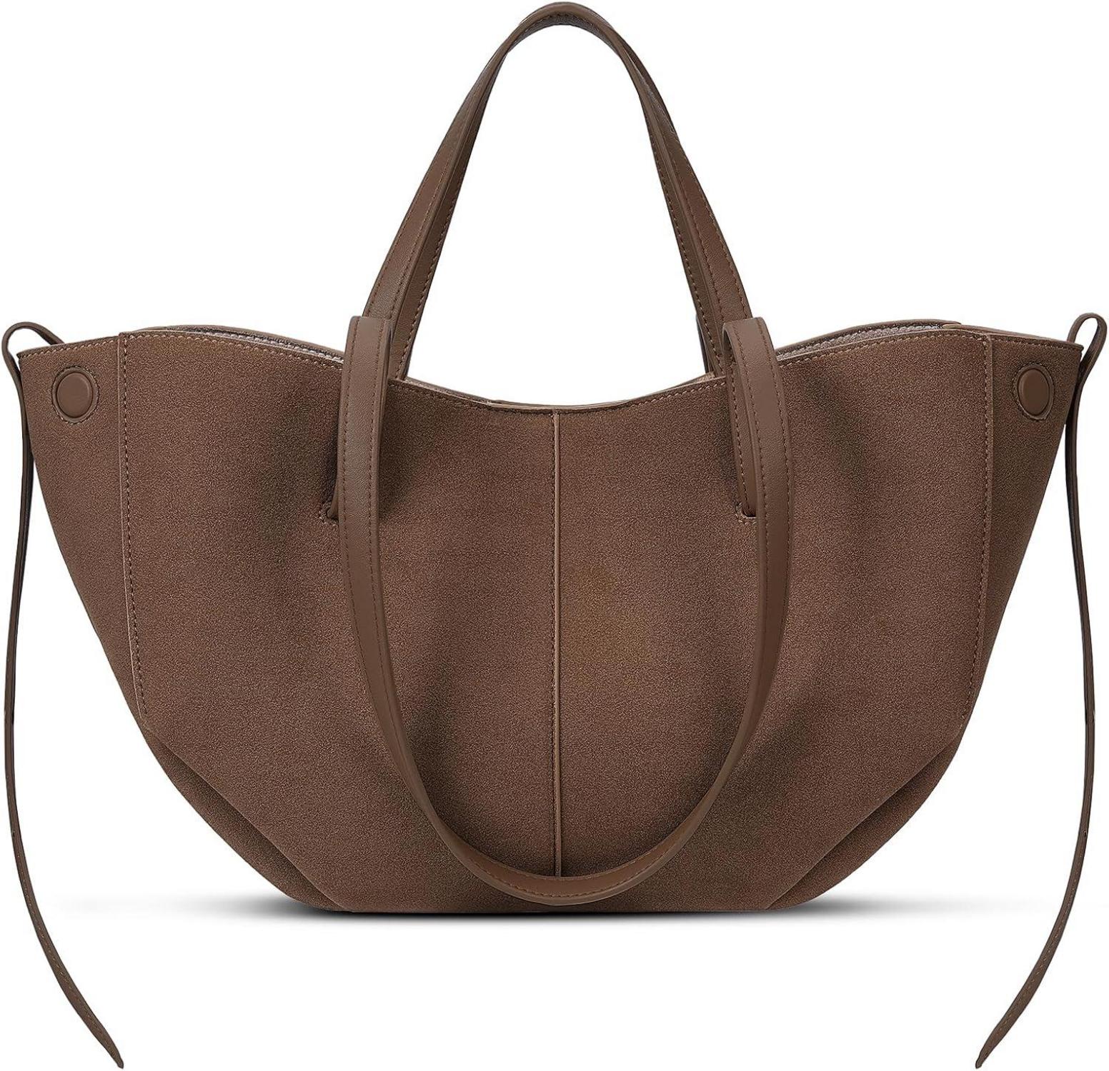 Tote Bag Kunstleder Damen Groß Shopper Elegante Umhängetasche