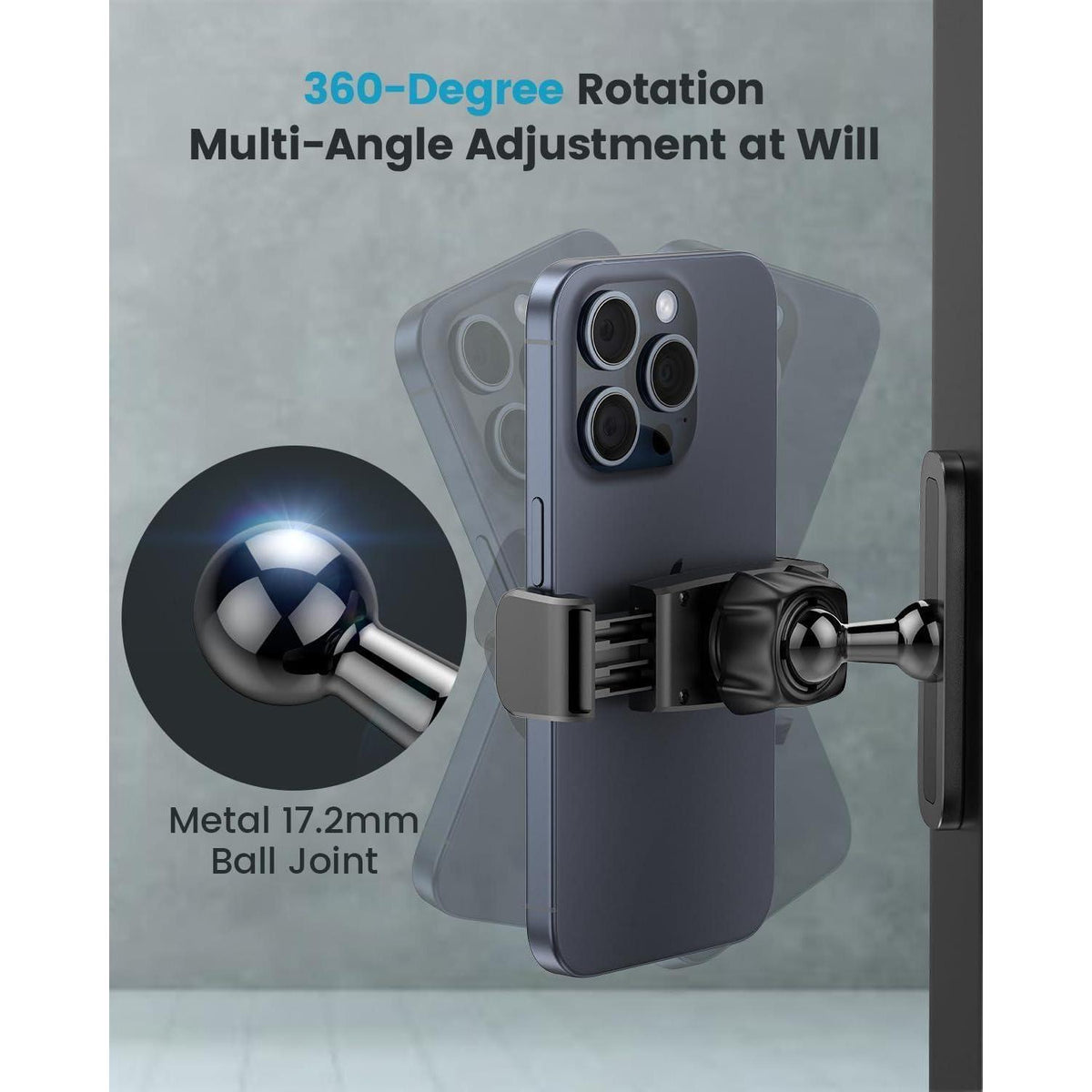 Magnet Handyhalterung Fitnessstudio 360° Einstellbar
