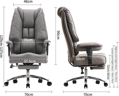 Ergonomischer Bürostuhl mit hoher Rückenlehne und