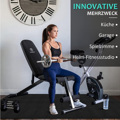 Bodenschutzmatte Fitness Set 24 Matten 2.22 Qm Schwarz