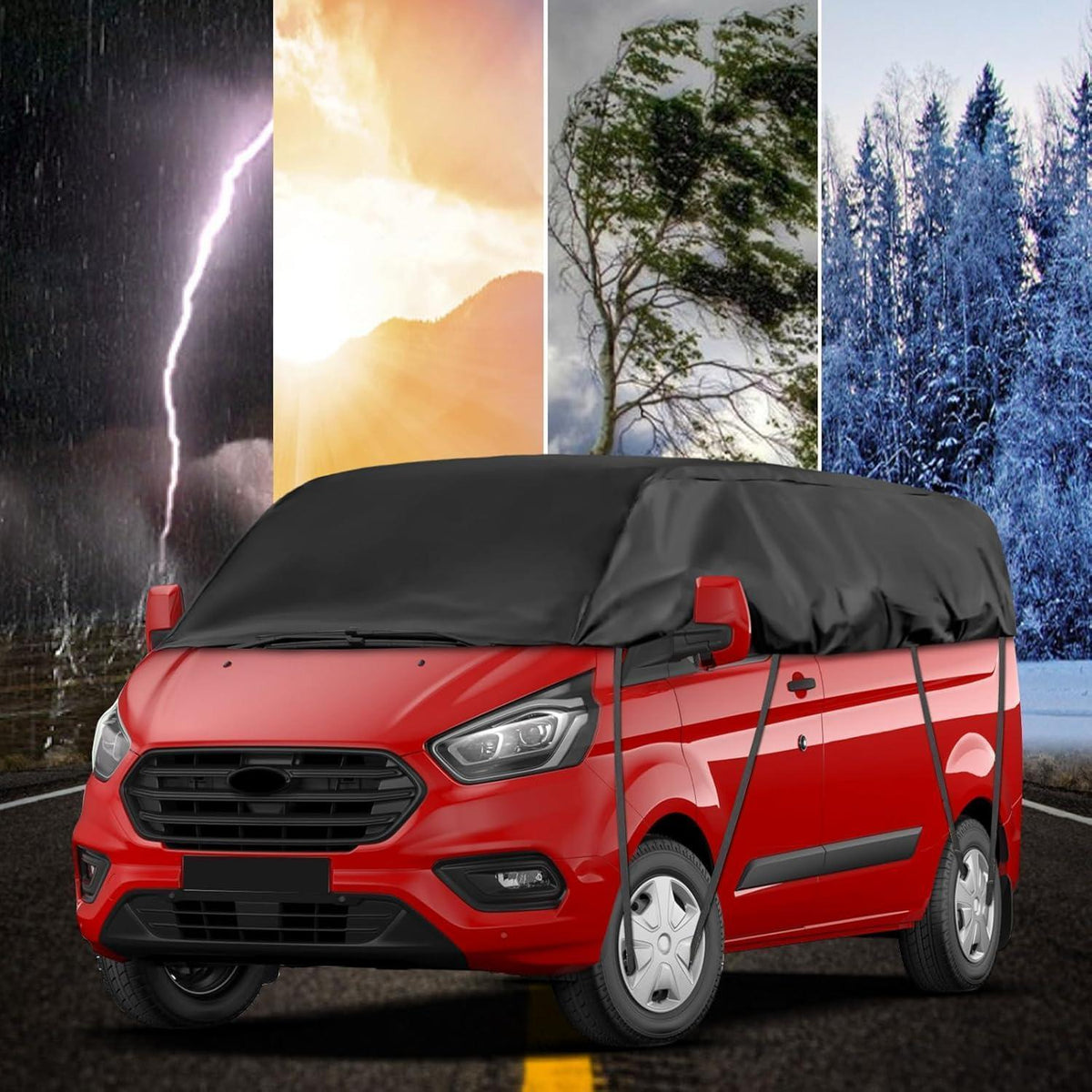 Autoabdeckung Wasserdicht für Ford Transit Custom 2012-2024