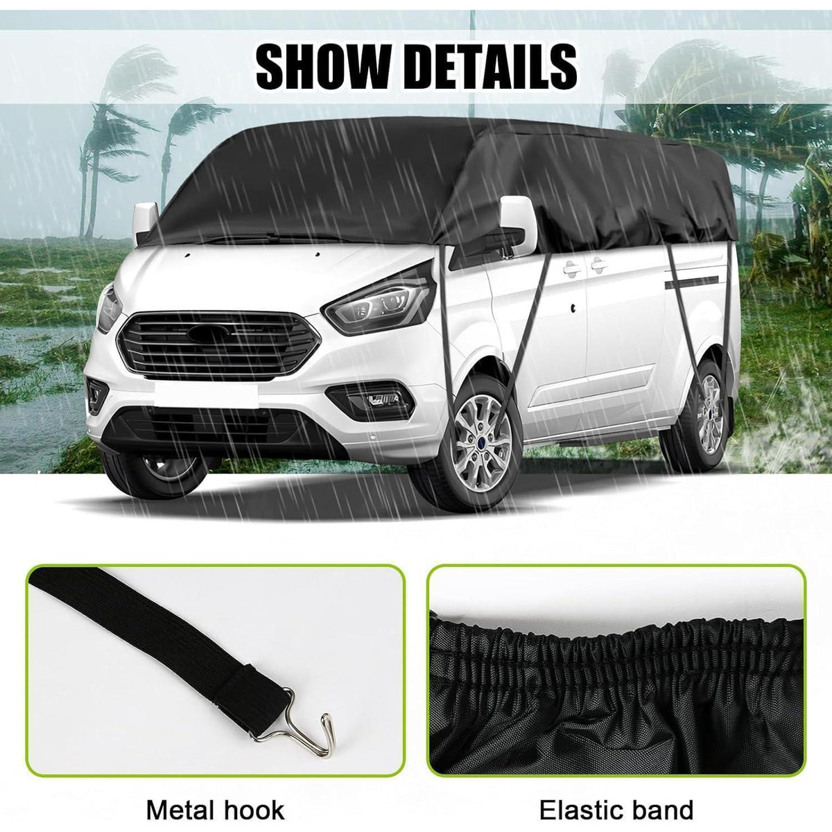 Autoabdeckung Wasserdicht für Ford Transit Custom 2012-2024