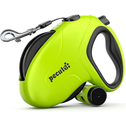 Pecute Rollleine 10m für Hunde bis 50kg, Grün