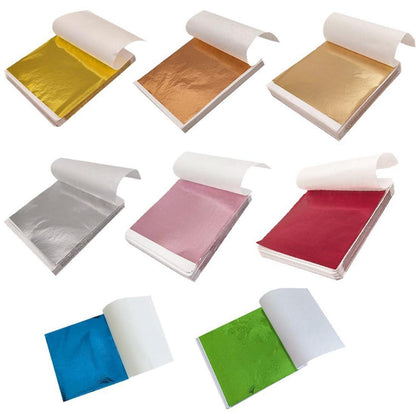 90 Blatt Imitationsgoldfolie – Vielseitig für Kunst & Bastel