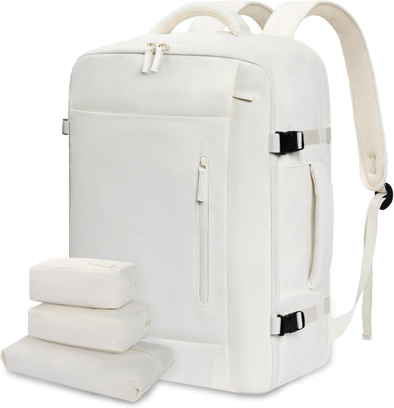 40L Reiserucksack mit 3 Packing Cubes für Herren und Damen