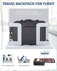 45L Reiserucksack Handgepäck Flugzeug Groß Laptop Rucksack